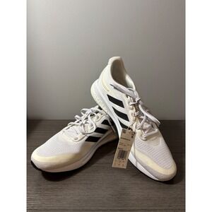 NEW Adidas Supernova M Running Shoe White‎ with Black Stripes Men's Size 12